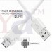 OkaeYa Spice Mi-449 3G Data Cable|Quick Charging Cable Speed Upto 2.4 Amp |Fast Charging High Speed Data Sync Transfer Cable V8 Cable - White